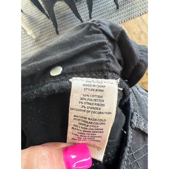 NWT Soft Surroundings size 12P 12 petite black ankle jeans - Picture 5 of 5